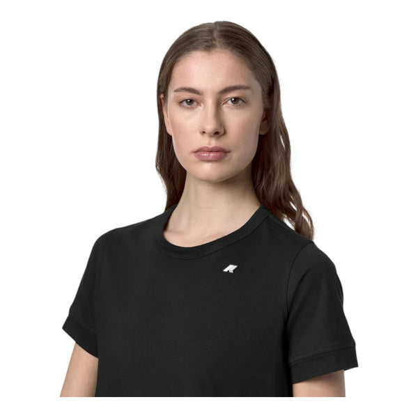 T-shirt Donna K-Way - Emel Jersey - Nero