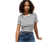 T-shirt Donna Tommy Hilfiger - Slim Cody C-Nk S/S Tee - Blu