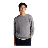 Maglioni Uomo Tommy Hilfiger - Herringbone Structure C Nk - Grigio