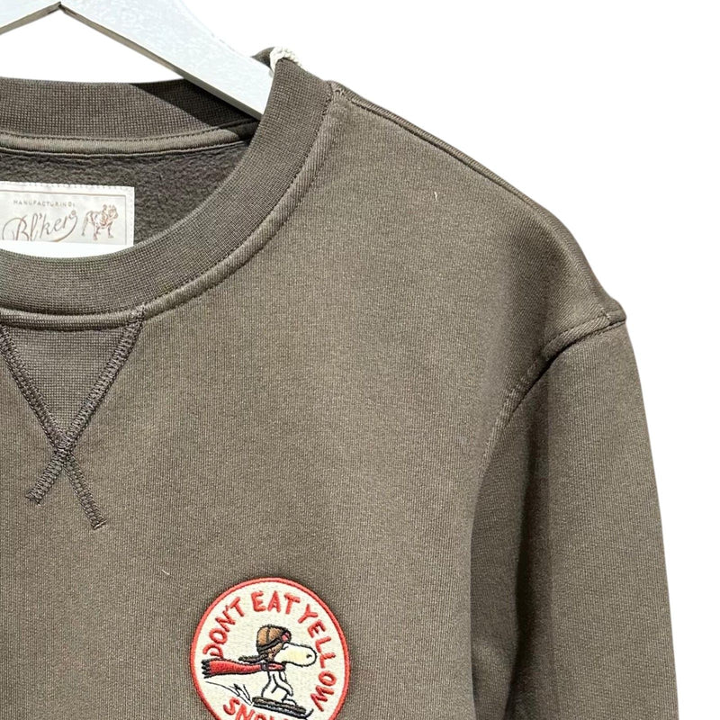 Felpe senza cappuccio Uomo Bl'ker - Blker Felpa Grafica Girocollo - Marrone