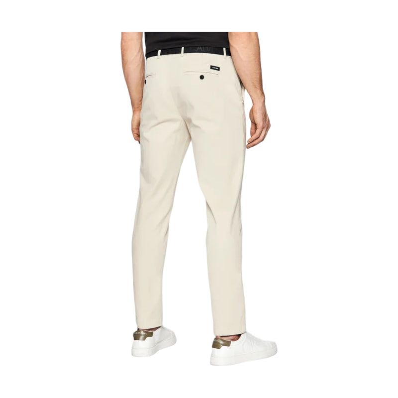 Pantaloni Uomo Calvin Klein - Slim Fit Garment Dye Chino Belt - Beige