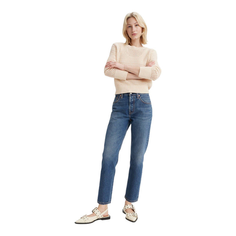 Jeans Donna Levi's - 501® Crop Lightweight Energy Refresh Ltw - Blu