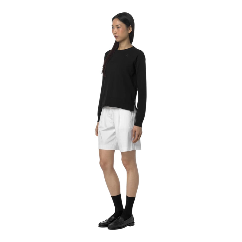 Pantaloni Donna K-Way - Nive Twill Tech - Bianco