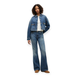 Giubbini Donna Tommy Hilfiger - Cropped Jacket Cam Mid - Denim
