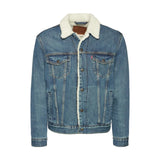 Giubbotti Uomo Levi's - Type Iii Sherpa Trucker Jacket - Azzurro