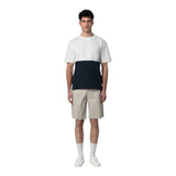 T-shirt Uomo K-Way - Solo Jersey Colorblock - Blu