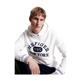 Felpe con cappuccio Uomo Tommy Hilfiger - Monotype Collegiate Hoodie - Bianco