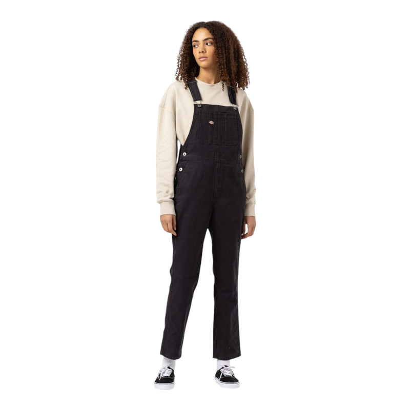 Salopette Donna Dickies - Dickies Duck Canvas Classic Bib W Sw Black - Nero