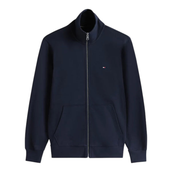 Felpe senza cappuccio Uomo Tommy Hilfiger - Essential Terry Zt Stand Collar - Blu