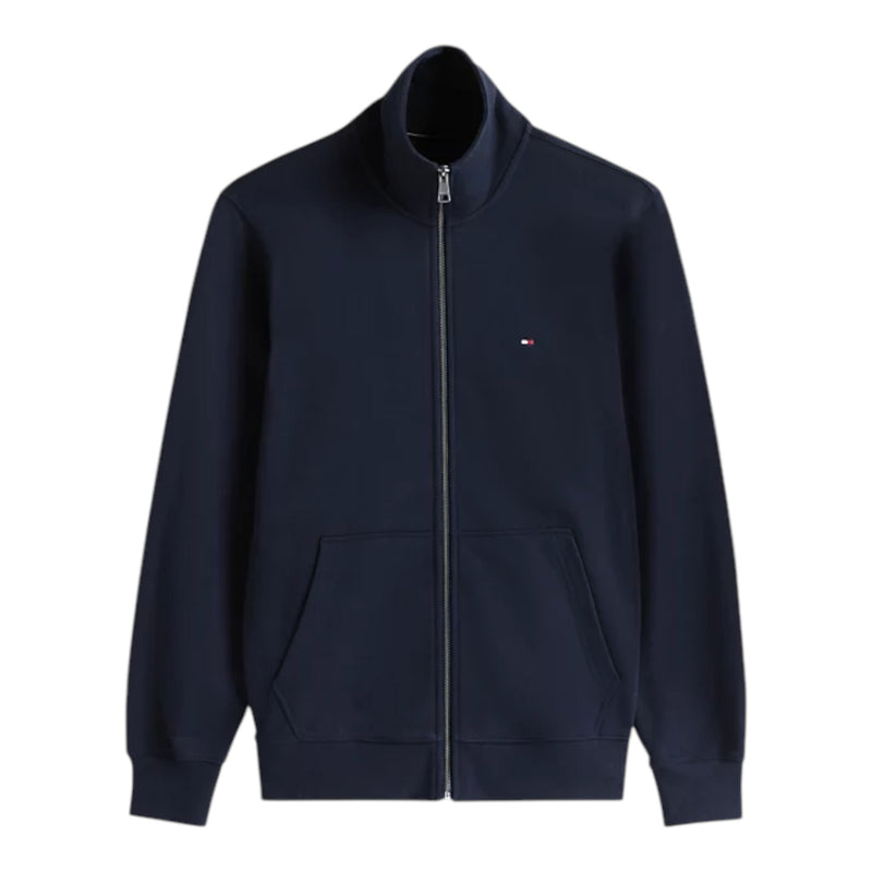 Felpe senza cappuccio Uomo Tommy Hilfiger - Essential Terry Zt Stand Collar - Blu