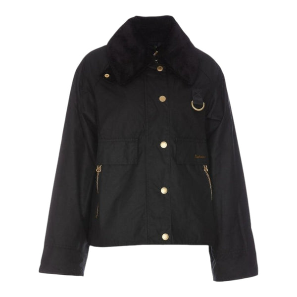 Giubbini Donna Barbour - Catton Wax - Nero