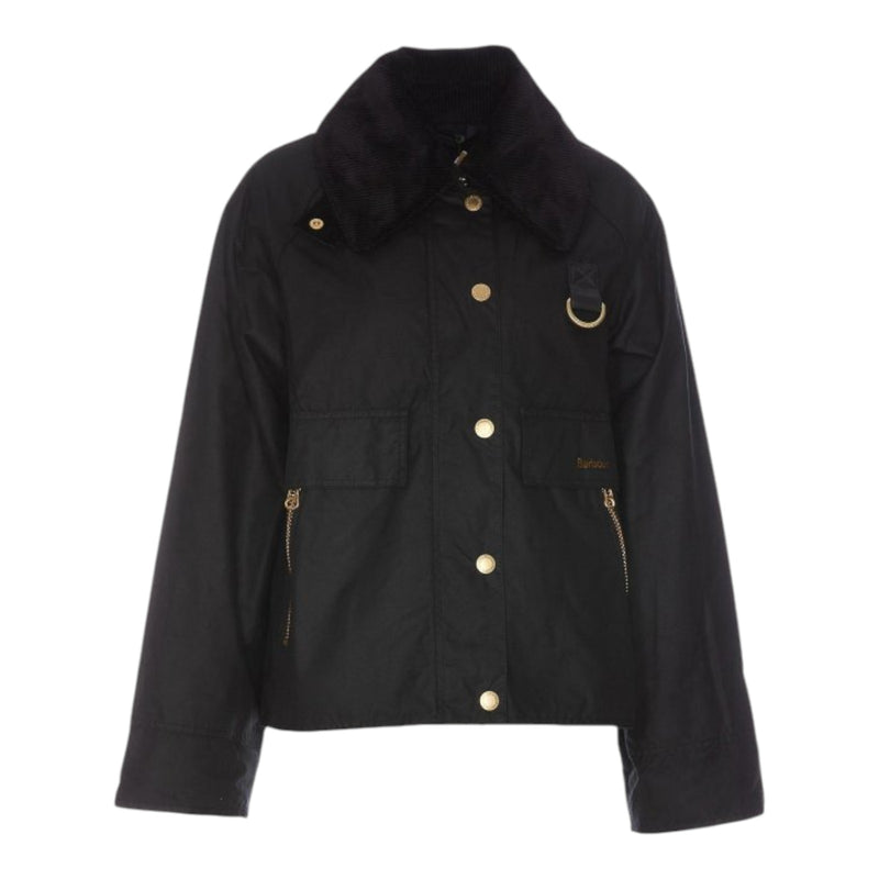 Giubbini Donna Barbour - Catton Wax - Nero