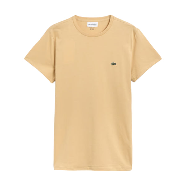 T-shirt Uomo Lacoste - T-Shirt 100% Pima Cotton - Beige