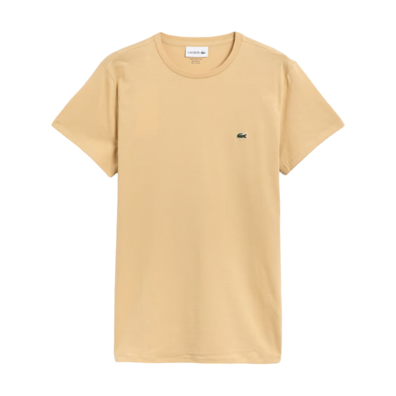 T-shirt Uomo Lacoste - T-Shirt 100% Pima Cotton - Beige