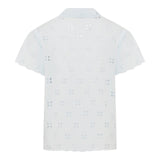 Camicie Bambina Mc2 Saint Barth - Terry Bowliing Shirt - Bianco