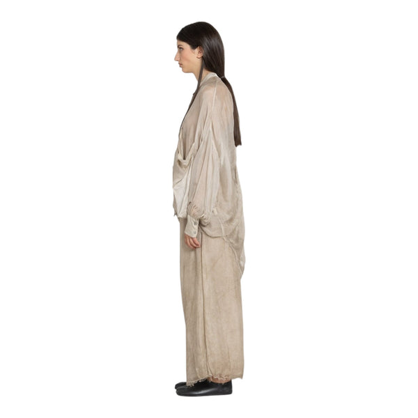 Camicie Donna Sanctamuerte - Camicia Coreana - Sabbia