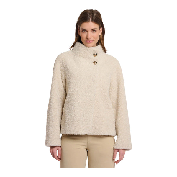Cappotti Donna RINO & PELLE - Jacket with high collar - Panna