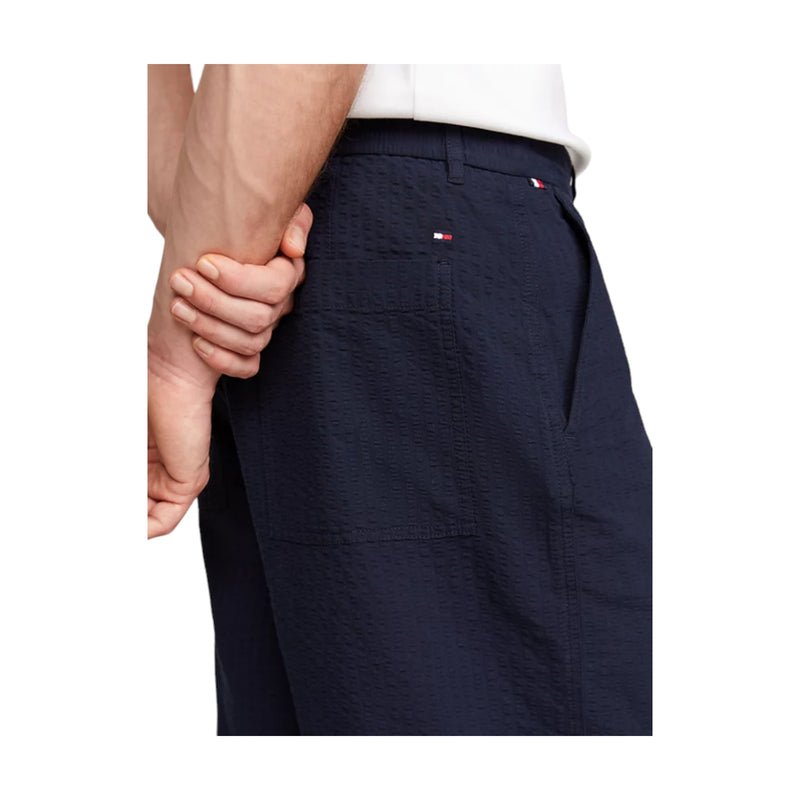 Bermuda Uomo Tommy Hilfiger - Bermuda Seersucker - Blu