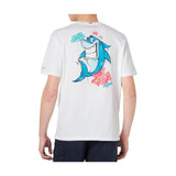 T-shirt Uomo Mc2 Saint Barth - Portofino T-Shirt With Embroidery - Bianco