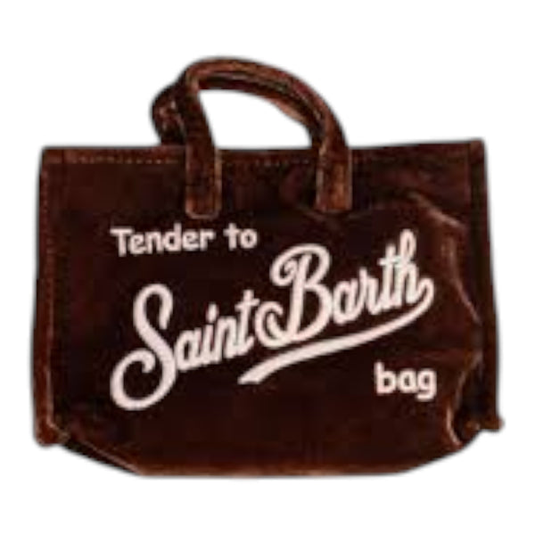Pochette e Clutch Donna Mc2 Saint Barth - Phone Bag Velvet - Marrone