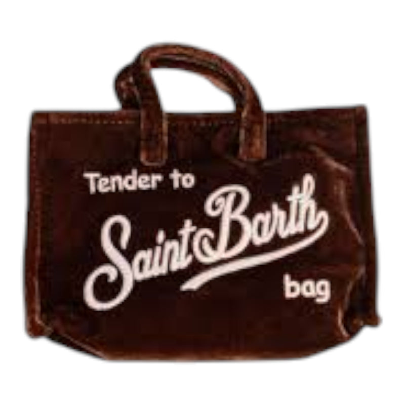 Pochette e Clutch Donna Mc2 Saint Barth - Phone Bag Velvet - Marrone