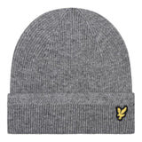 Berretti in maglia Uomo Lyle & Scott - Racked Rib Beanie - Grigio