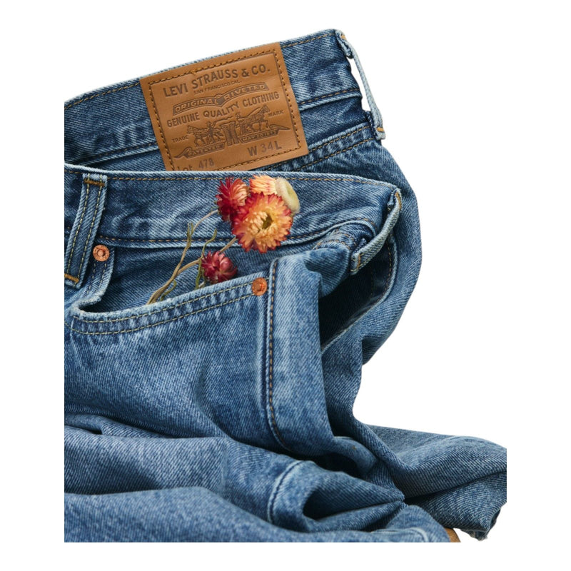 Bermuda Uomo Levi's - 478 Baggy Shorts My Frequency Shorts - Denim