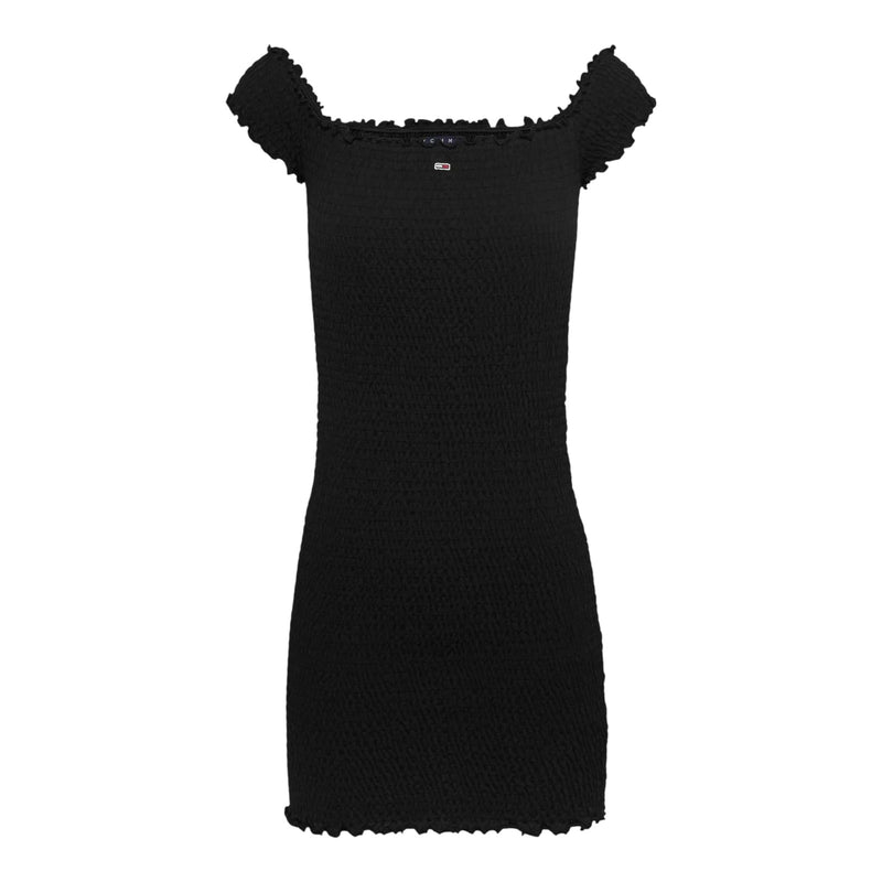 Vestiti casual Donna Tommy Hilfiger - Tjw Smock Bodycon Dress - Nero