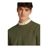 Maglie a manica lunga Uomo Tommy Hilfiger - Essential Structure Crew Neck - Verde