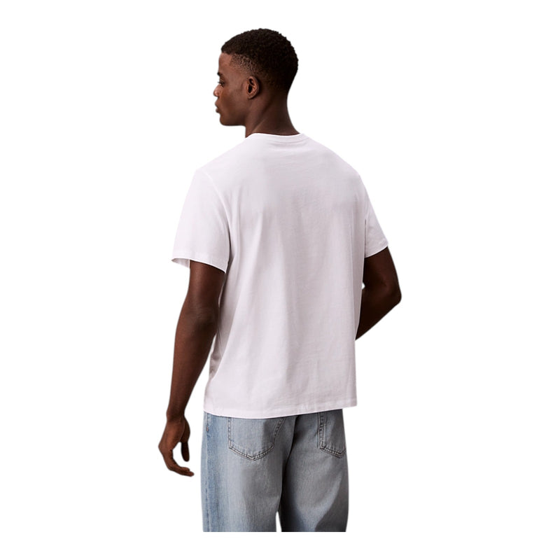 T-shirt Uomo Calvin Klein - Ss Acid Wash 20S Cn Tee - Bianco