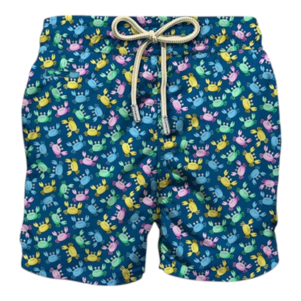 Pantaloncini e calzoncini Uomo Mc2 Saint Barth - Lighting Micro Fantasy Ultralight Swim Short - Blu