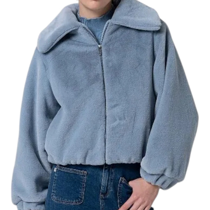 Pellicce Donna Surkana - Giacca corta in pelliccia - Ottanio