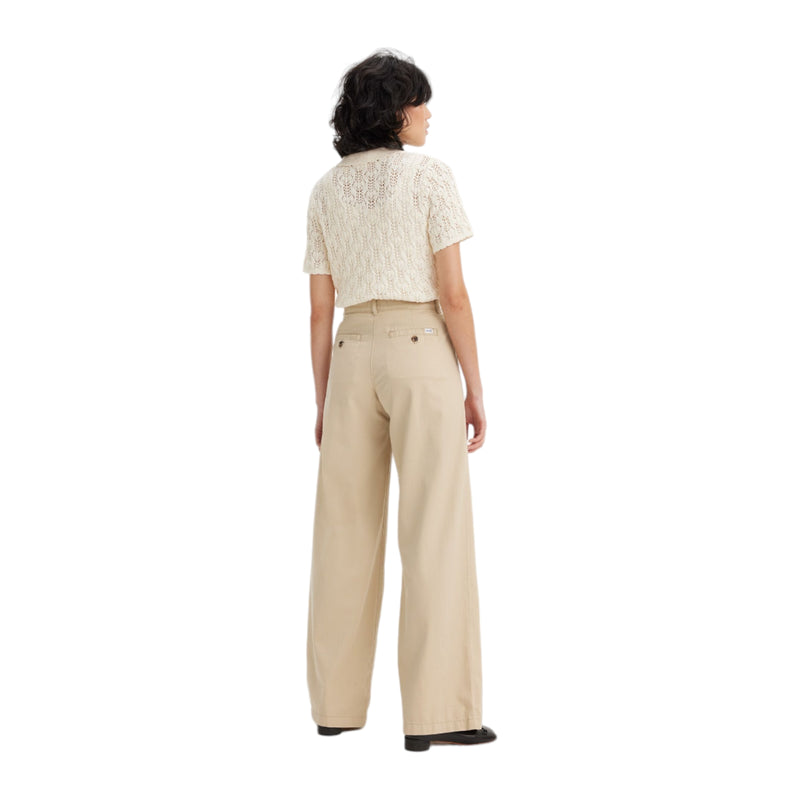 Pantaloni Donna Levi's - Pleated Wideleg Trouser - Beige