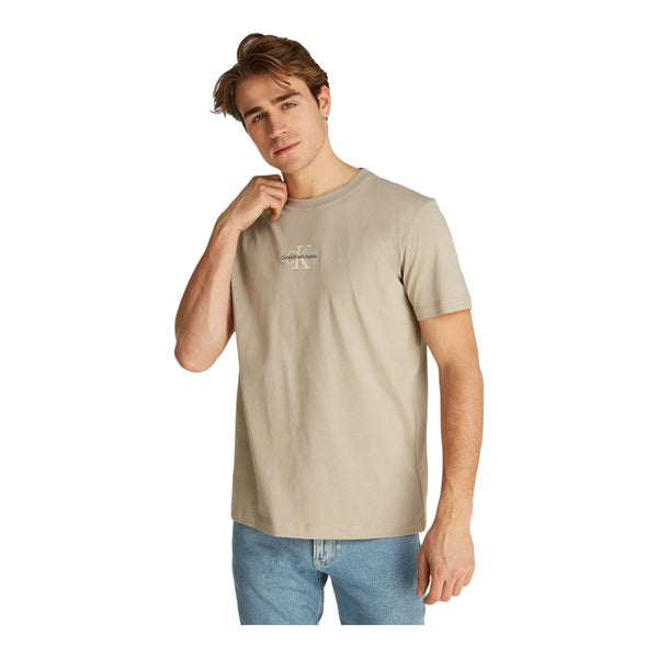 T-shirt Uomo Calvin Klein - Monologo Tee - Grigio