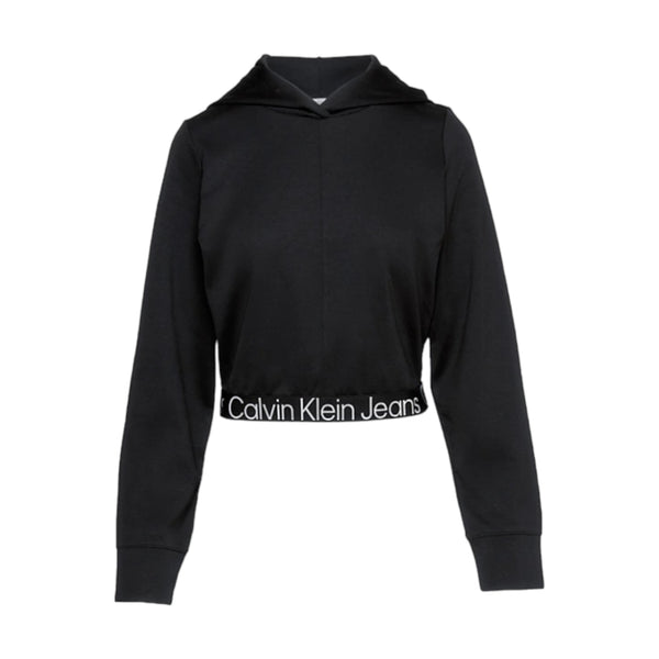 Felpe con cappuccio Donna Calvin Klein - Tape Milano Hoodie - Nero