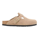 Sandali Donna Birkenstock - Boston sandcastle, Suede Leather - Beige