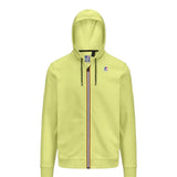 Felpe con cappuccio Unisex K-Way - Le Vrai Arnel Poly Cotton - Verde