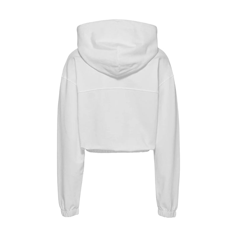 Felpe con cappuccio Donna Tommy Hilfiger - Tjw Elasticated Xs Badge Hoodie - Bianco