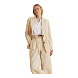 Giacche Donna Yerse - Blazer Misto Lino - Beige