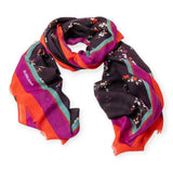 Foulard Donna Surkana - Foulard stampato - Viola