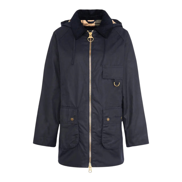 Giubbotti Donna Barbour - Highclere Wax Jacket - Blu
