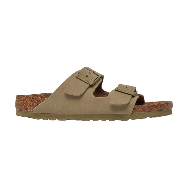 Sandali Unisex Birkenstock - Arizona faded khaki, Birko Flor - Verde