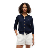 Cardigan Donna Tommy Hilfiger - Co Jersey Fine Gg C-Nk Ls Cardi - Blu