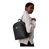 Borse a zainetto Donna Calvin Klein - Re-Lock Dome Backpack_Mono - Nero