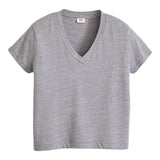 T-shirt Donna Levi's - Boxy Vineck Tee Triblend Header - Grigio