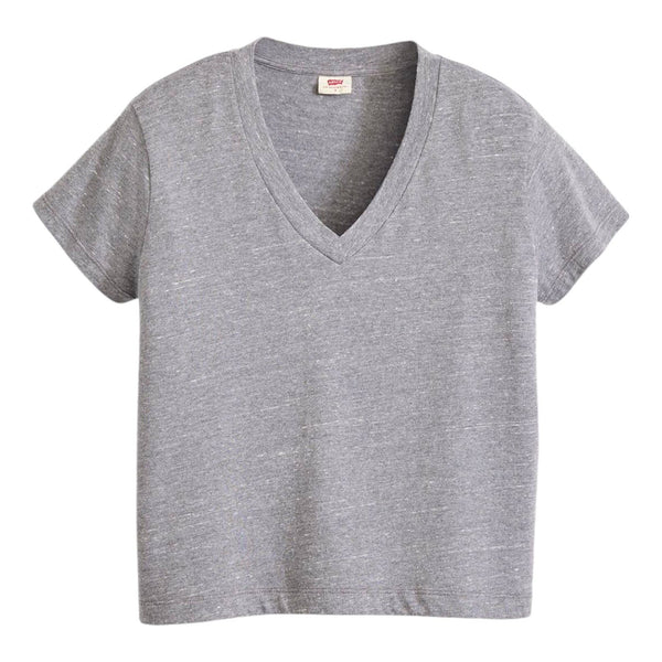 T-shirt Donna Levi's - Boxy Vineck Tee Triblend Header - Grigio