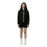 Felpe con cappuccio Donna K-Way - Lara Poly Cotton - Nero