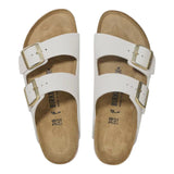 Sandali Donna Birkenstock - Arizona antique white, Nubuck Leather - Bianco