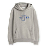 Felpe con cappuccio Uomo Tommy Hilfiger - Hilfiger Stack Reg Fleece Hoodie - Grigio