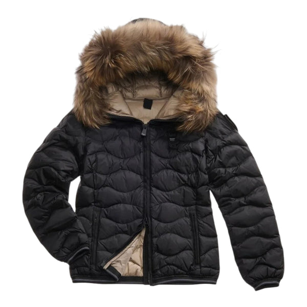 Piumini Donna Blauer - Aldie - Nero